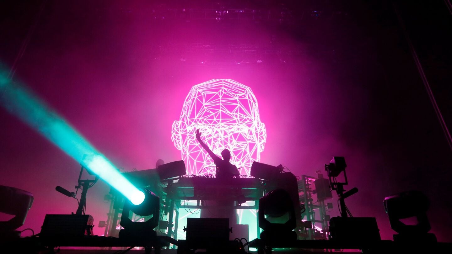 Momento del concierto de The Chemical Brothers