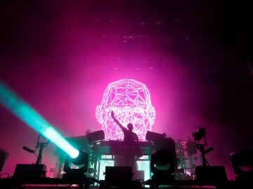 Momento del concierto de The Chemical Brothers Momento del concierto de The Chemical Brothers