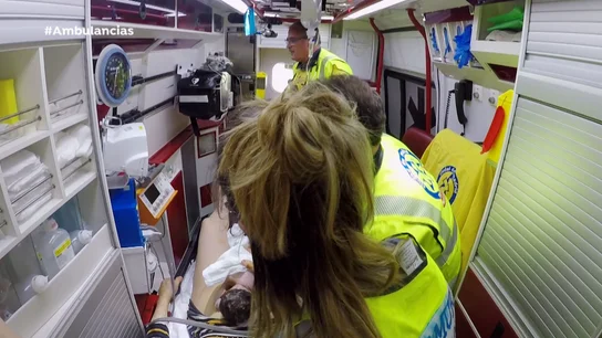 La llegada al mundo de un bebé, en Ambulancias La llegada al mundo de un bebé, en Ambulancias