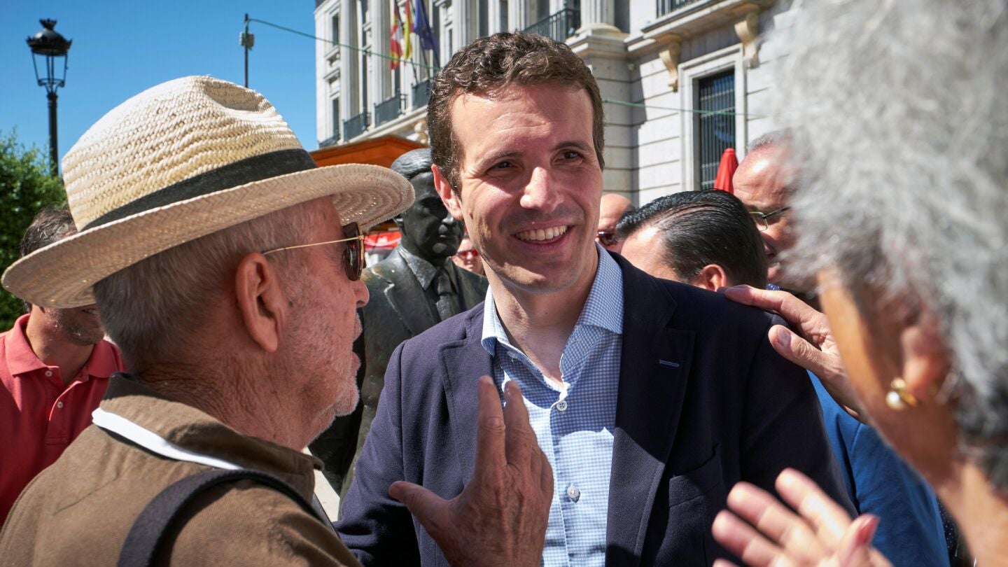 El presidente del Partido Popular, Pablo Casado