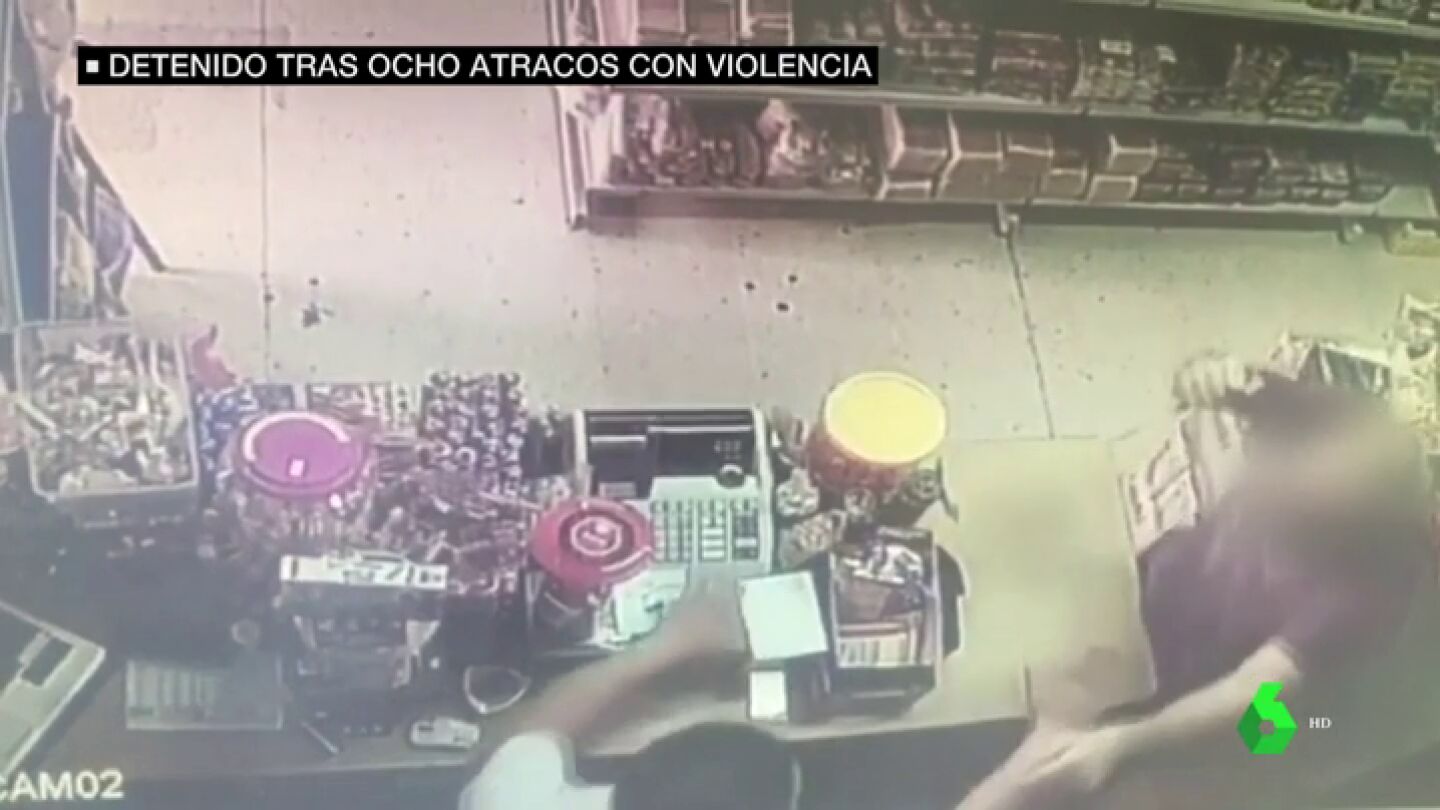 Detenido tras ocho atracos con violencia en un mes