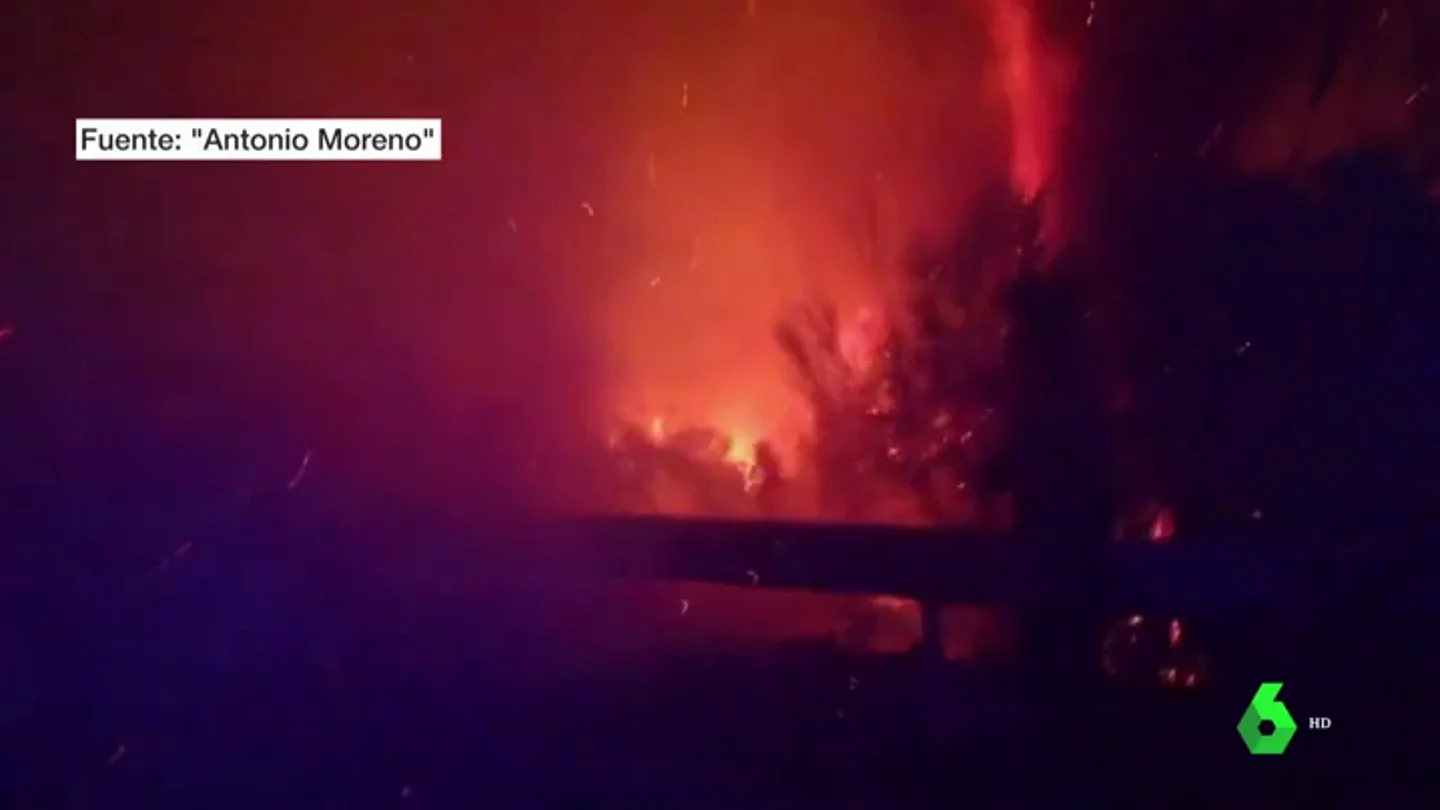 El incendio de Málaga se estabiliza El incendio de Málaga se estabiliza