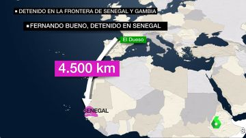 Localizado tras recorrer 4.000 km: el preso fugado de El Dueso pasará la noche una prisión senegalesa 