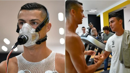 Cristiano Ronaldo, en su primer día con la Juventus Cristiano Ronaldo, en su primer día con la Juventus