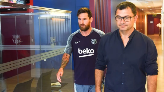 Messi vuelve a los entrenamientos con el Barcelona Messi vuelve a los entrenamientos con el Barcelona