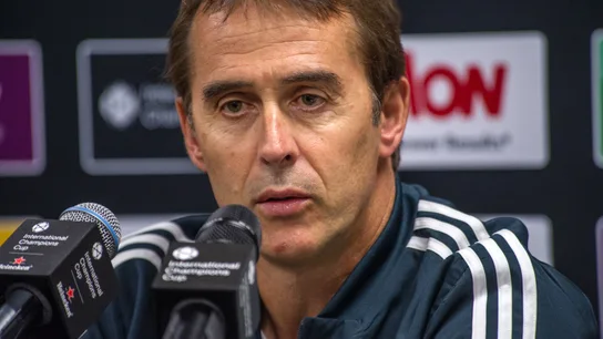 Julen Lopetegui, en rueda de prensa Julen Lopetegui, en rueda de prensa