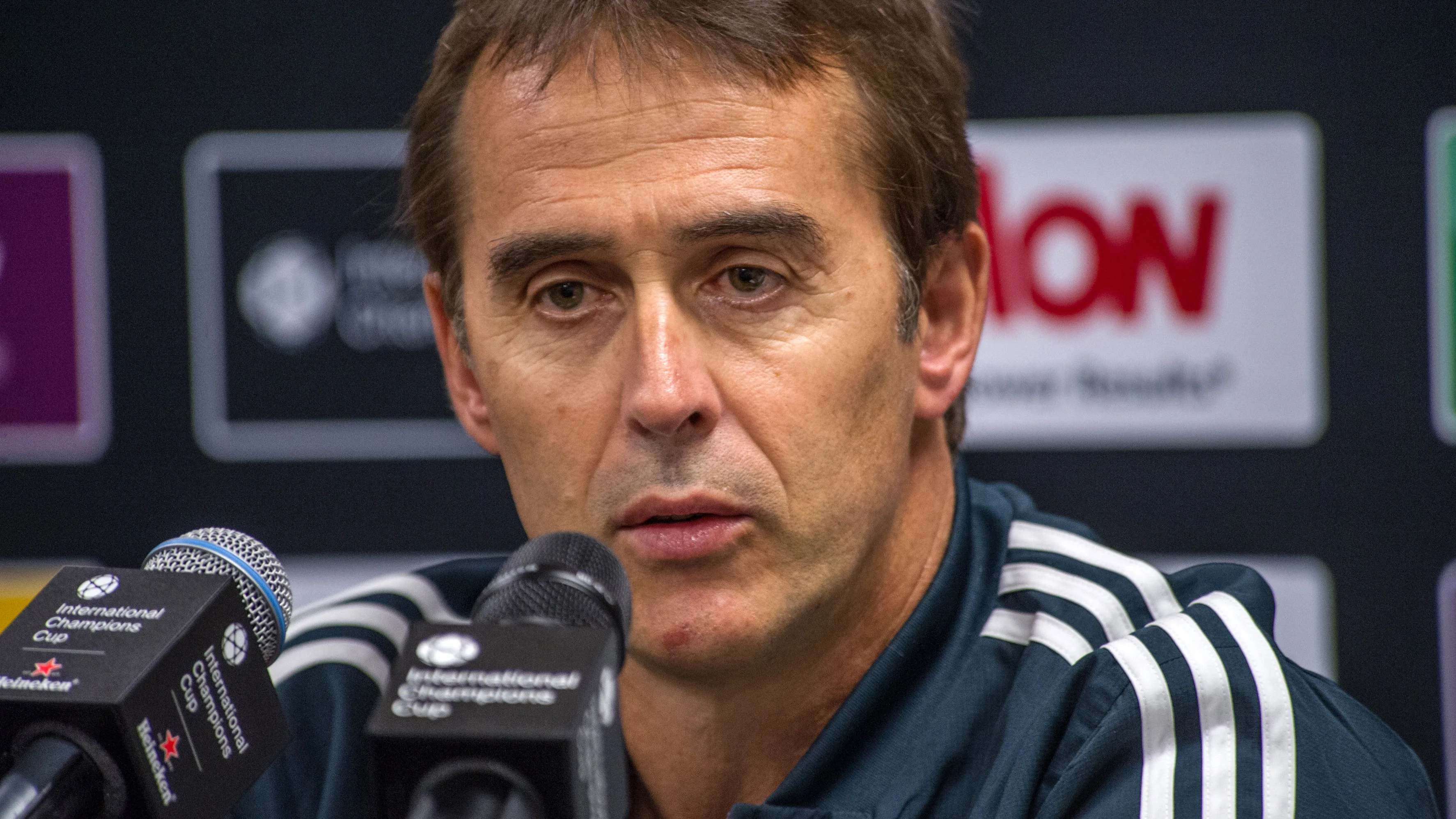 Julen Lopetegui, en rueda de prensa