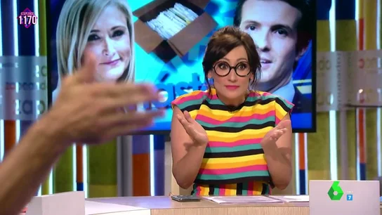 Ana Morgade, impresionada con que las manos de David Amor le roben hasta el plano: "Me mete una hostia que me manda a Portugal"  Ana Morgade, impresionada con que las manos de David Amor le roben hasta el plano: "Me mete una hostia que me manda a Portugal"