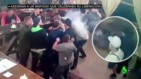 Duras im&aacute;genes: asesinan a tiros a un mafioso ruso en mitad de una fiesta en la que celebraban su salida de prisi&oacute;n
