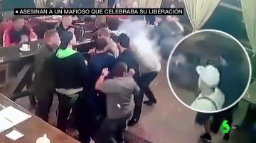 Duras imágenes: asesinan a tiros a un mafioso ruso en mitad de una fiesta en la que celebraban su salida de prisión
