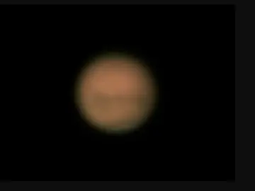 Rob Pettengill capturó esta imagen de las tormentas de polvo en Marte Rob Pettengill capturó esta imagen de las tormentas de polvo en Marte