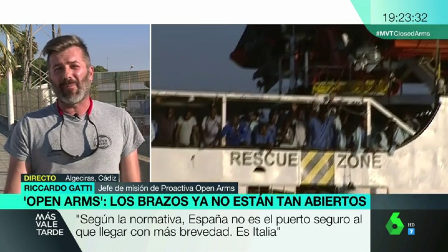 Riccardo Gatti, sobre el &uacute;ltimo rescate de Open Arms: "Ten&iacute;an miedo de que fu&eacute;ramos libios. Prefer&iacute;an morir antes que ser devueltos"