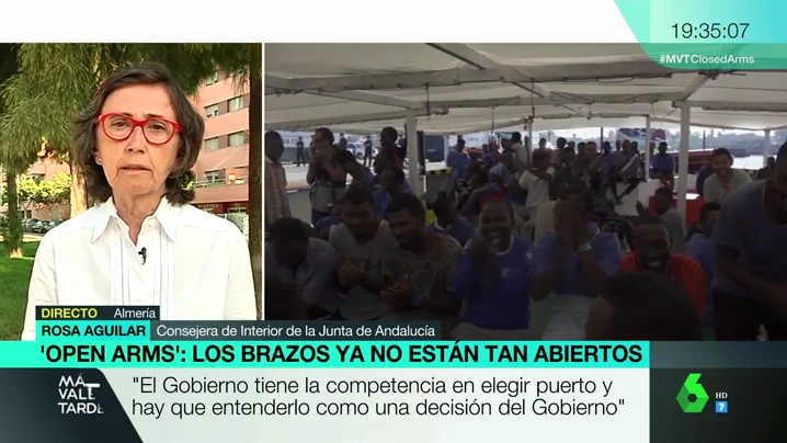 Rosa Aguilar, sobre las llegadas de migrantes: "El Gobierno anterior nos advirtió de que esta situación se iba a producir. El PP lo conocía"