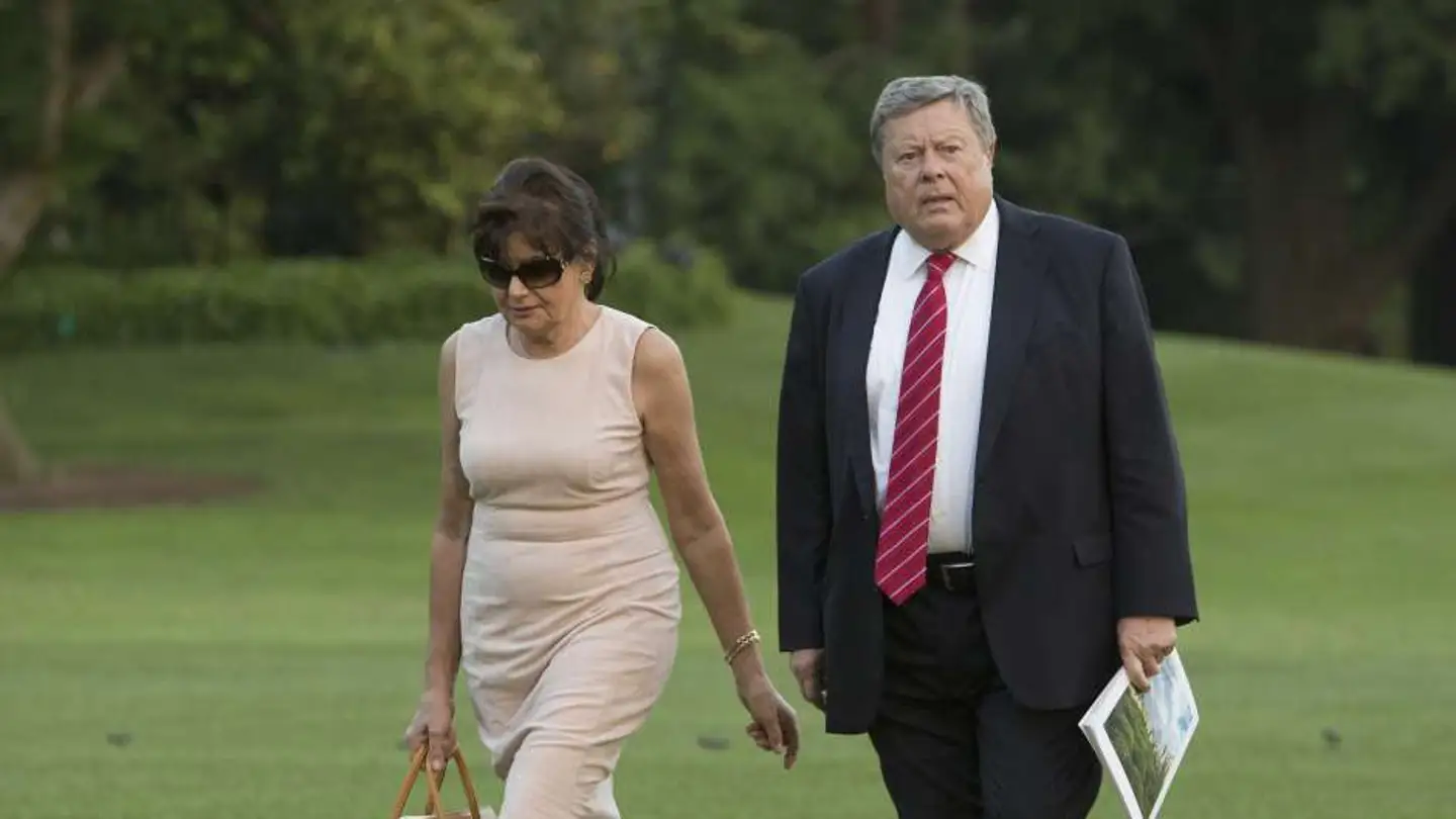 En la imagen los padres de Melania Trump En la imagen los padres de Melania Trump