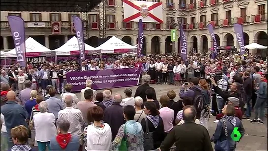 Manifestación en Vitoria contra la violencia machista Manifestación en Vitoria contra la violencia machista
