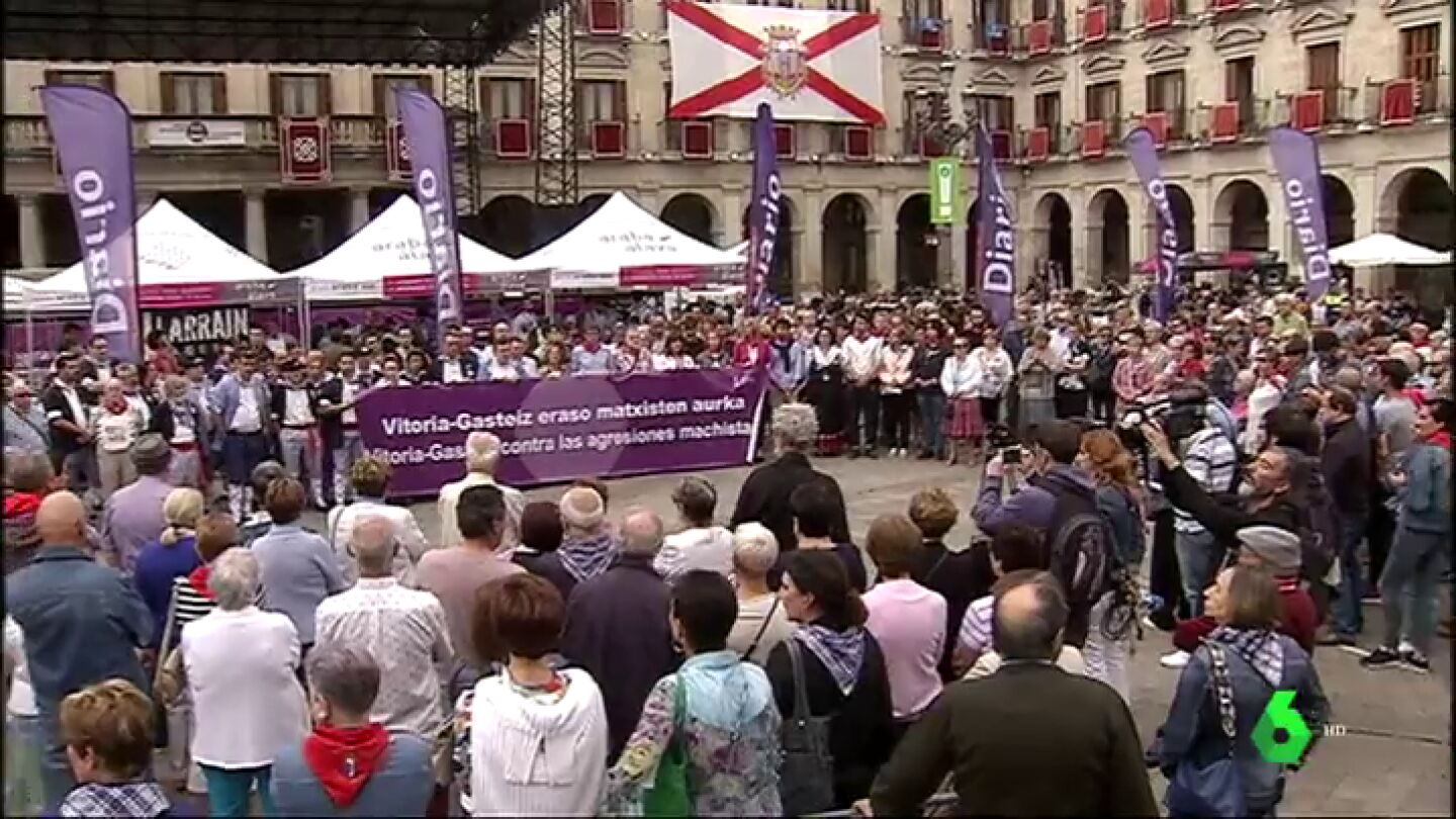 Manifestaci&oacute;n en Vitoria contra la violencia machista