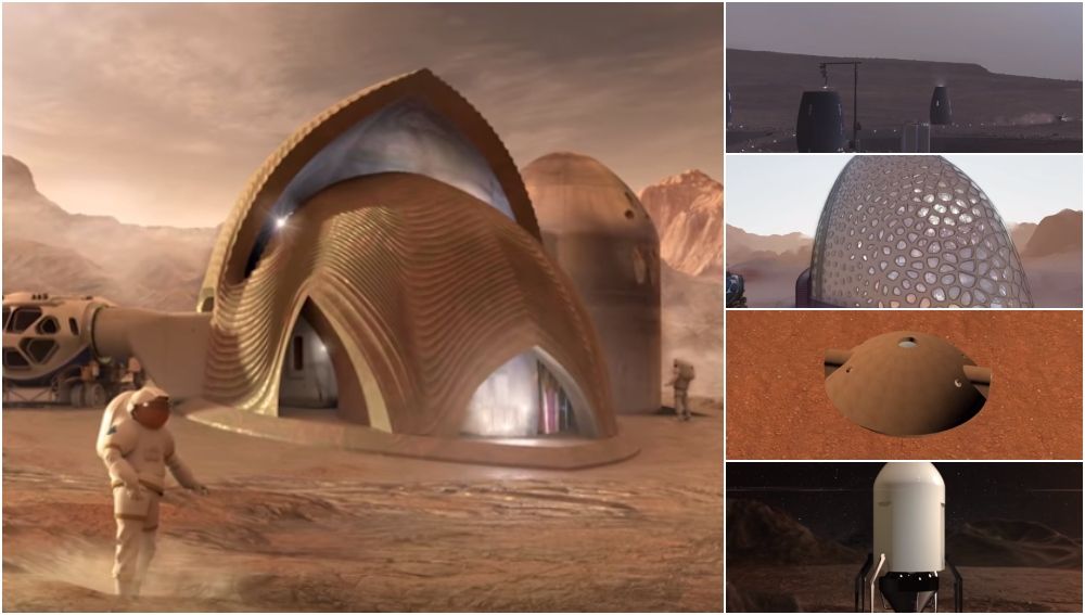 Estas son las cinco casas que ha estudiado la NASA para que el ser humano viva en Marte