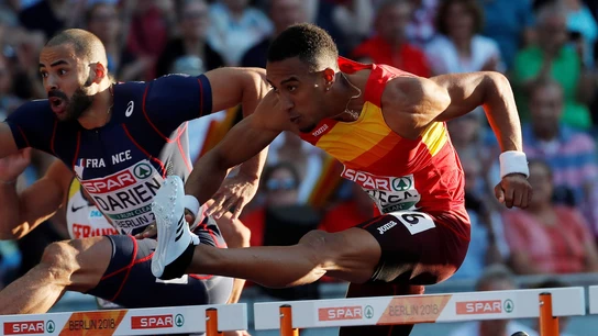Orlando Ortega, en la prueba de los Europeos de atletismo Orlando Ortega, en la prueba de los Europeos de atletismo