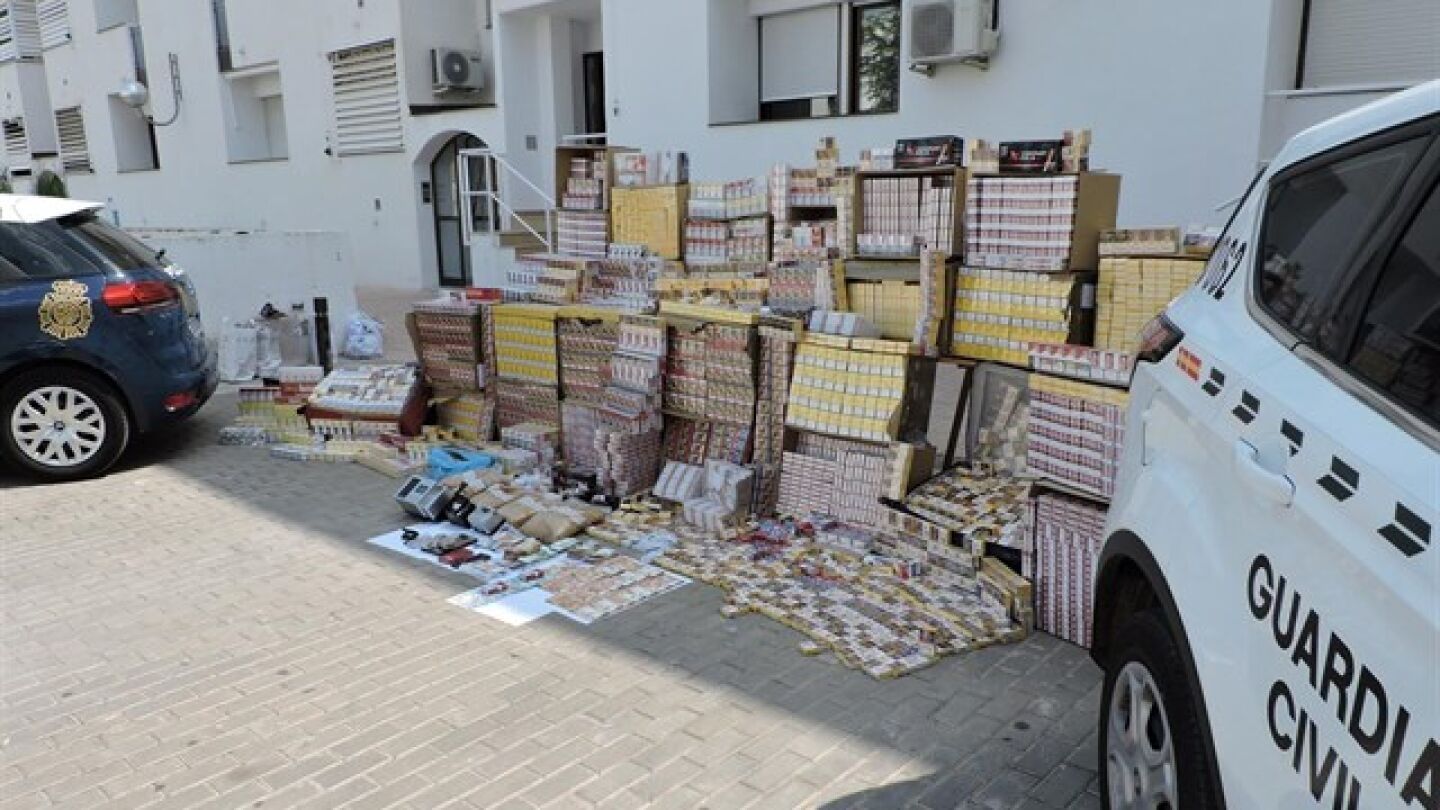 Detenidos 18 integrantes de un grupo dedicado a la venta de tabaco de contrabando 