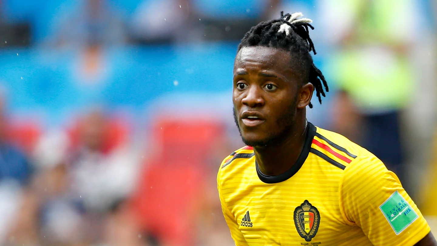 Michy Batshuayi, en un partido con la selección belga Michy Batshuayi, en un partido con la selección belga