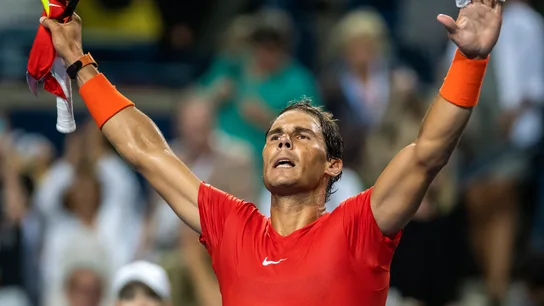 Rafa Nadal tras ganar a Wawrinka Rafa Nadal tras ganar a Wawrinka