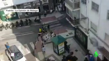 La Policía investiga una multitudinaria pelea en las calles de Nerja, Málaga