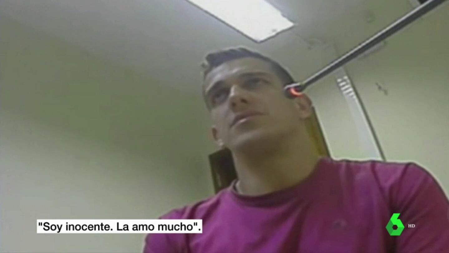 Las c&aacute;maras captaron c&oacute;mo asesin&oacute; a su pareja, pero &eacute;l niega los hechos: "Soy inocente, la amo mucho"
