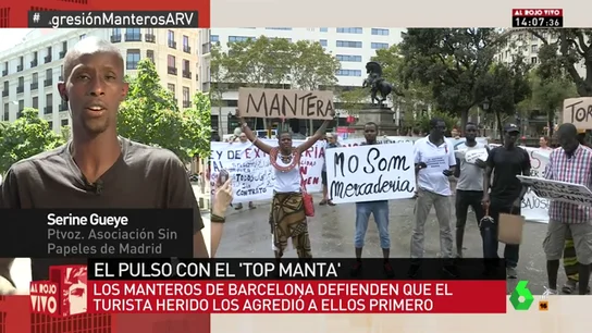 Serine Gueye en Al Rojo Vivo. Serine Gueye en Al Rojo Vivo.
