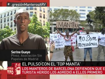 Serine Gueye en Al Rojo Vivo. Serine Gueye en Al Rojo Vivo.