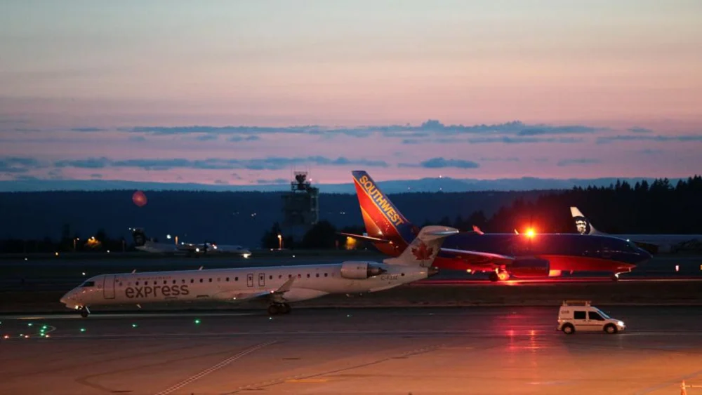 Avión de la compañía Alaska Airlines