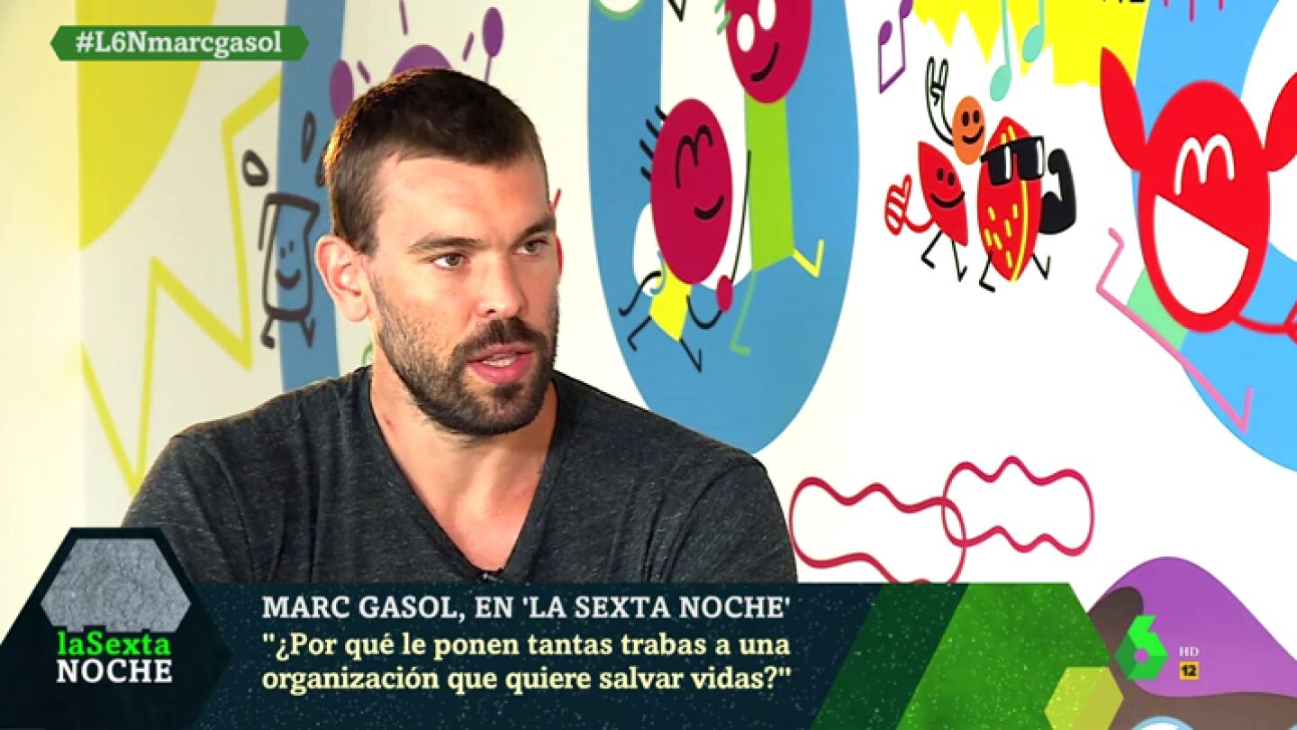 Marc Gasol alaba la labor de Open Arms: "&iquest;C&oacute;mo pueden poner tantas trabas a una organizaci&oacute;n que quiere salvar vidas?"