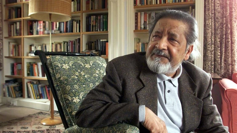 El escritor británico V. S. Naipaul