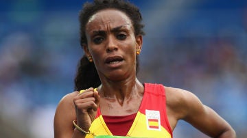 La atleta española Gebre