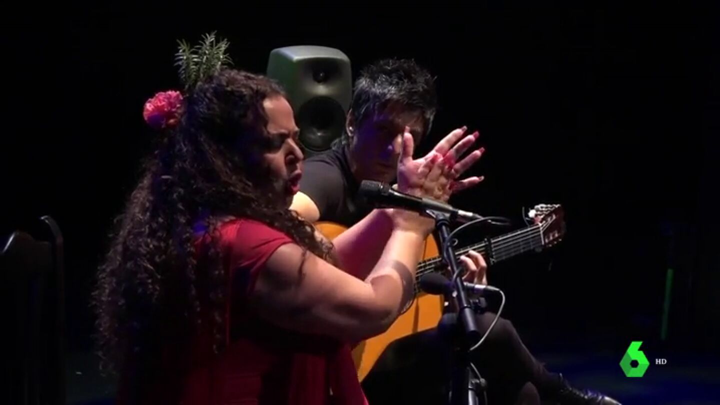 Mar&iacute;a Carrasco ha ganado la L&aacute;mpara Minera en el 'Festival del Cante de las Minas'