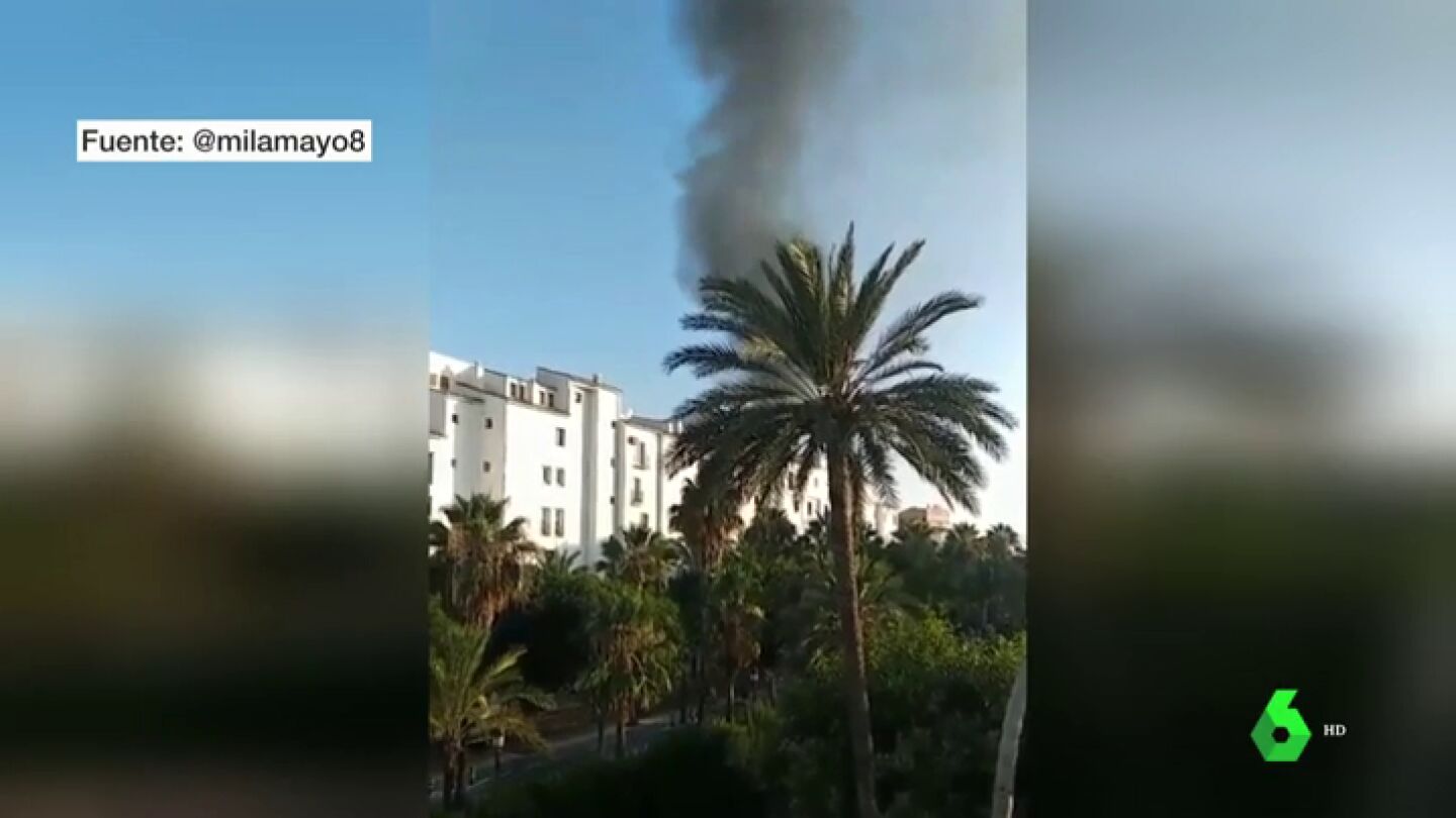 Fuerte explosi&oacute;n en Puerto Ban&uacute;s provocada por el motor de un coche