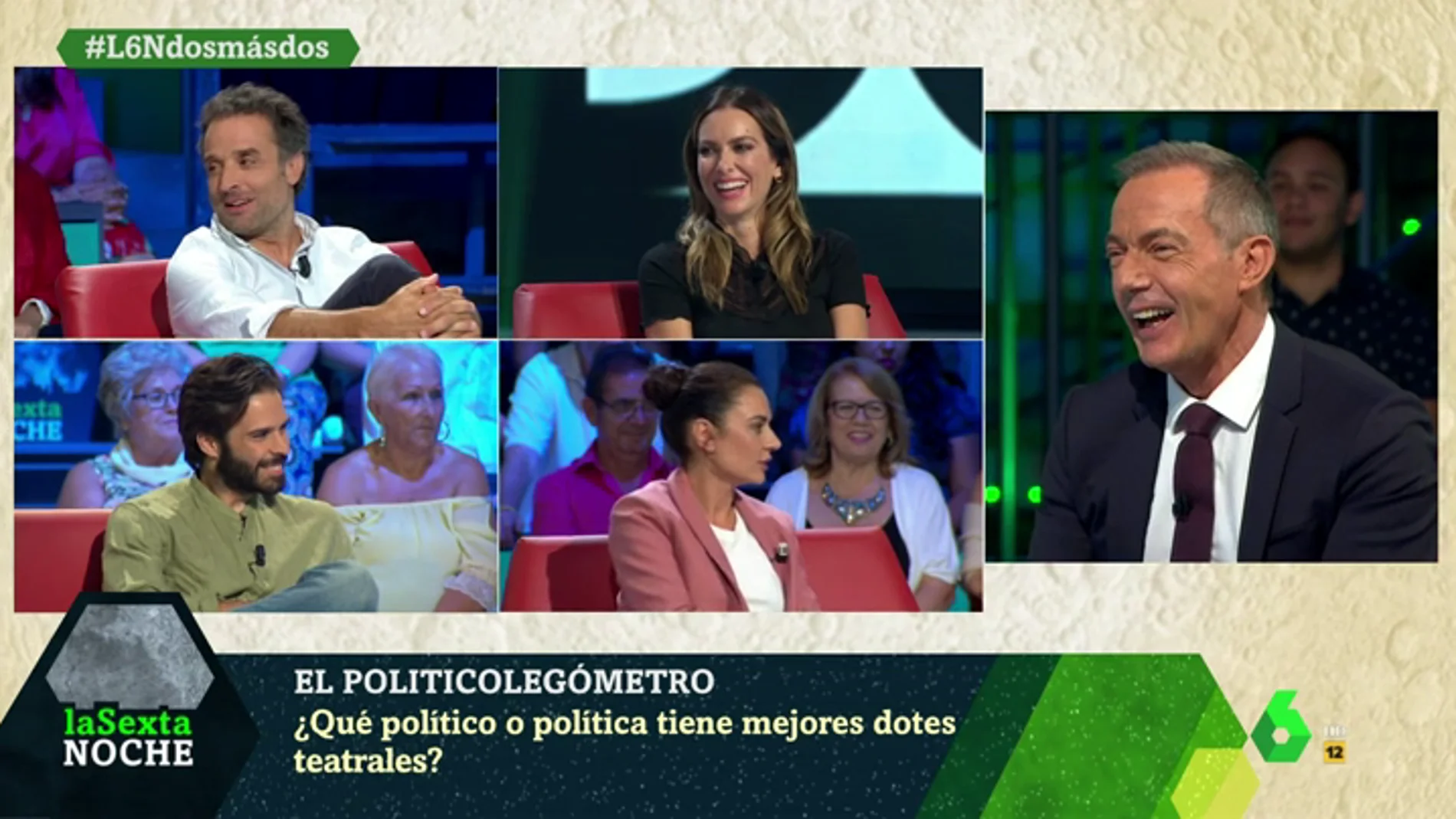 El 'politicolegómetro' de Kira Miró, Daniel Guzmán, Alex Barahona y Miren Ibarguren: ¿con qué políticos se irían de cañas o tendrían un 'match'?