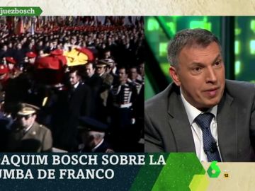 El juez Joaquim Bosch: "Una sociedad democrática no puede construirse con muertos en las cunetas y glorificando a un dictador" El juez Joaquim Bosch: "Una sociedad democrática no puede construirse con muertos en las cunetas y glorificando a un dictador"