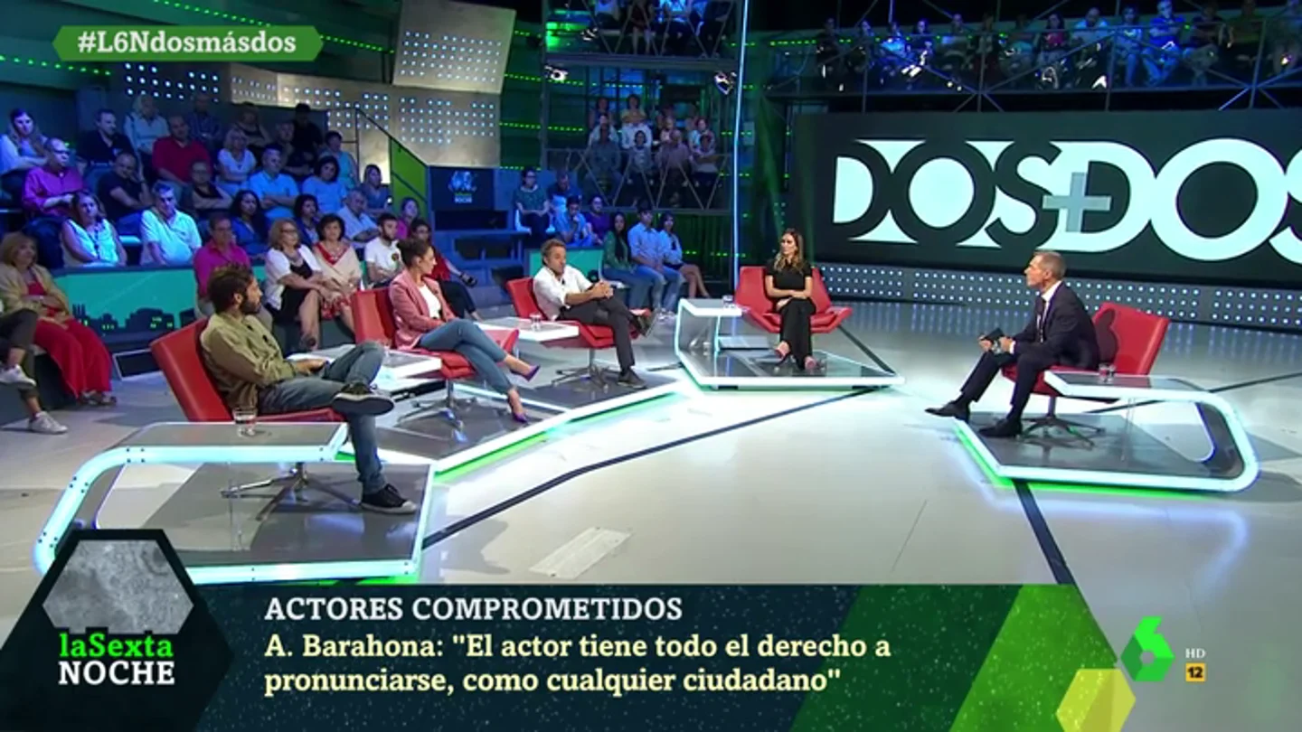 Los actores de 'Dos más dos' debaten sobre la libertad de expresión dentro de la cultura: "Por el linchamiento a algunos, otros se callan" Los actores de 'Dos más dos' debaten sobre la libertad de expresión dentro de la cultura: "Por el linchamiento a algunos, otros se callan"