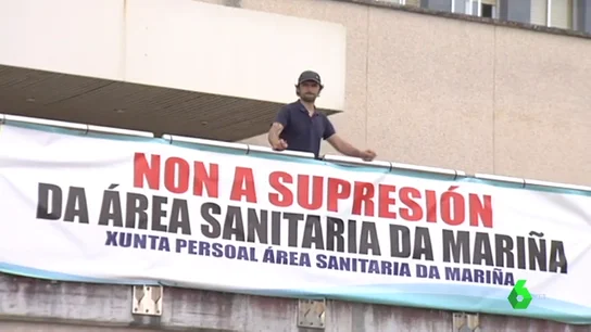Imagen de un paciente gallego que pide que se mejore la Sanidad Pública Imagen de un paciente gallego que pide que se mejore la Sanidad Pública
