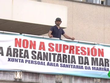 Imagen de un paciente gallego que pide que se mejore la Sanidad Pública Imagen de un paciente gallego que pide que se mejore la Sanidad Pública