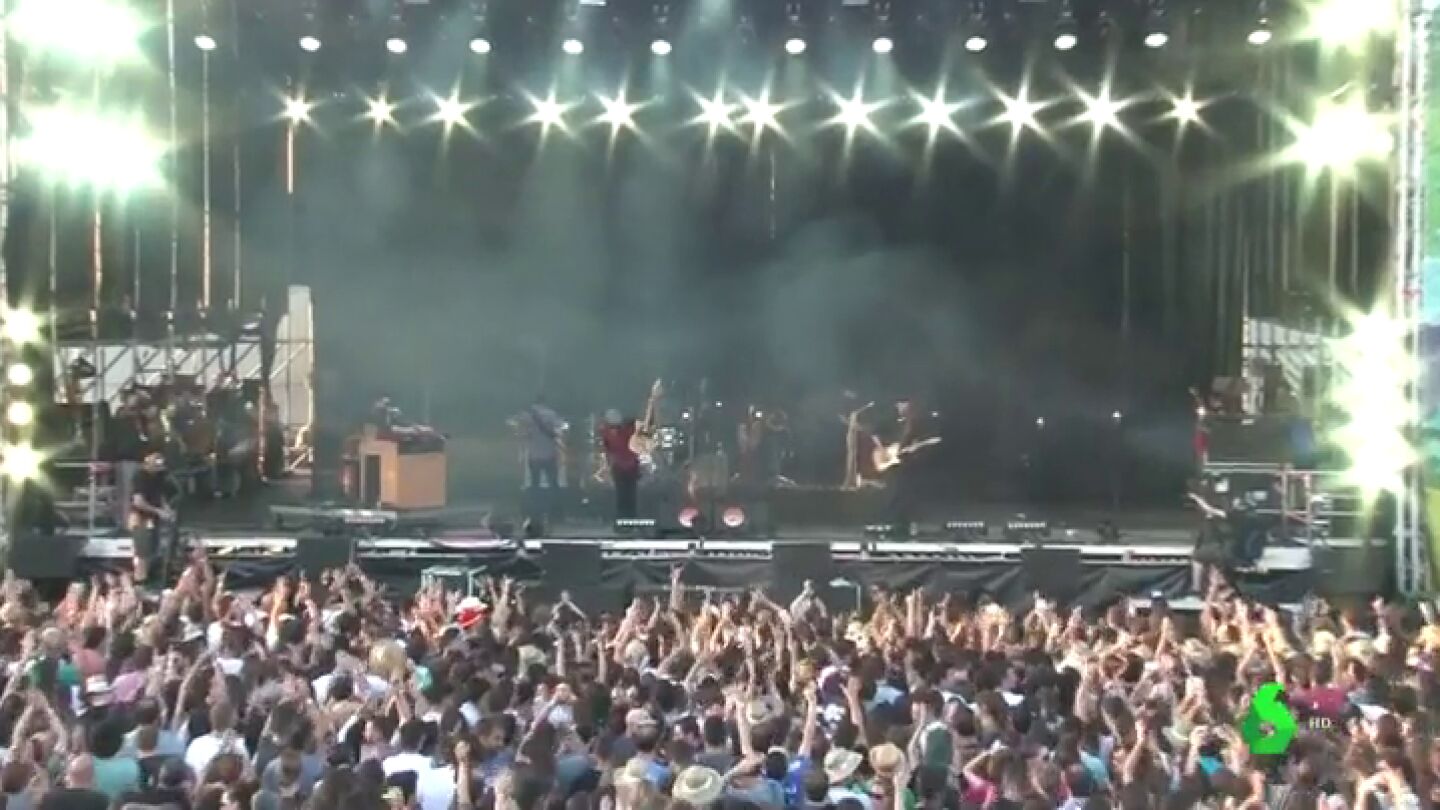 Concierto de Sidecars en el Sonorama 2018