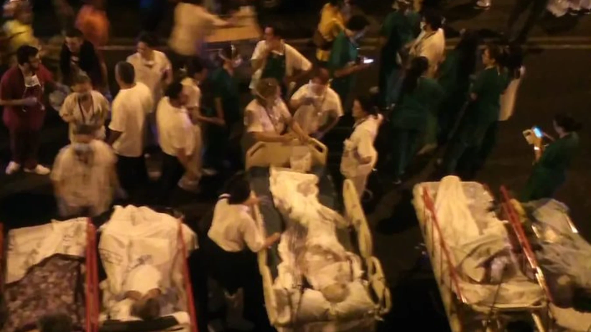Varios evacuados del Hospital de Tenerife