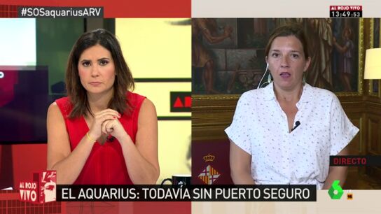 Barcelona se ofrece a recibir al Aquarius: "No podemos actuar con pasividad. Hay personas que est&aacute;n esperando en el mar y est&aacute; en riesgo su vida"