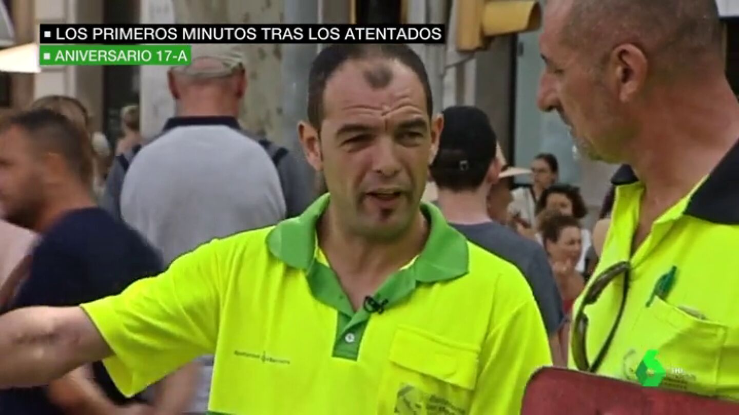 "Ech&eacute; a correr detr&aacute;s de la furgoneta con mi escoba": relato del terror que enmudeci&oacute; a Las Ramblas en agosto de 2017