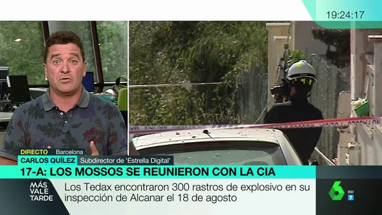 En Alcanar había 300 rastros de explosivos pero los Tedax no se percataron: "No se acaba de entender. Había mucha información bajo esos escombros" En Alcanar había 300 rastros de explosivos pero los Tedax no se percataron: "No se acaba de entender. Había mucha información bajo esos escombros"