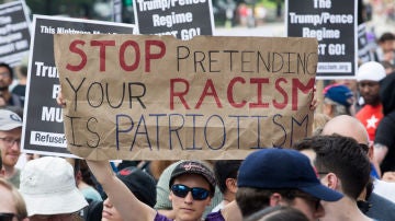 Marcha contra los supremacistas blancos en Washington, Estados Unidos