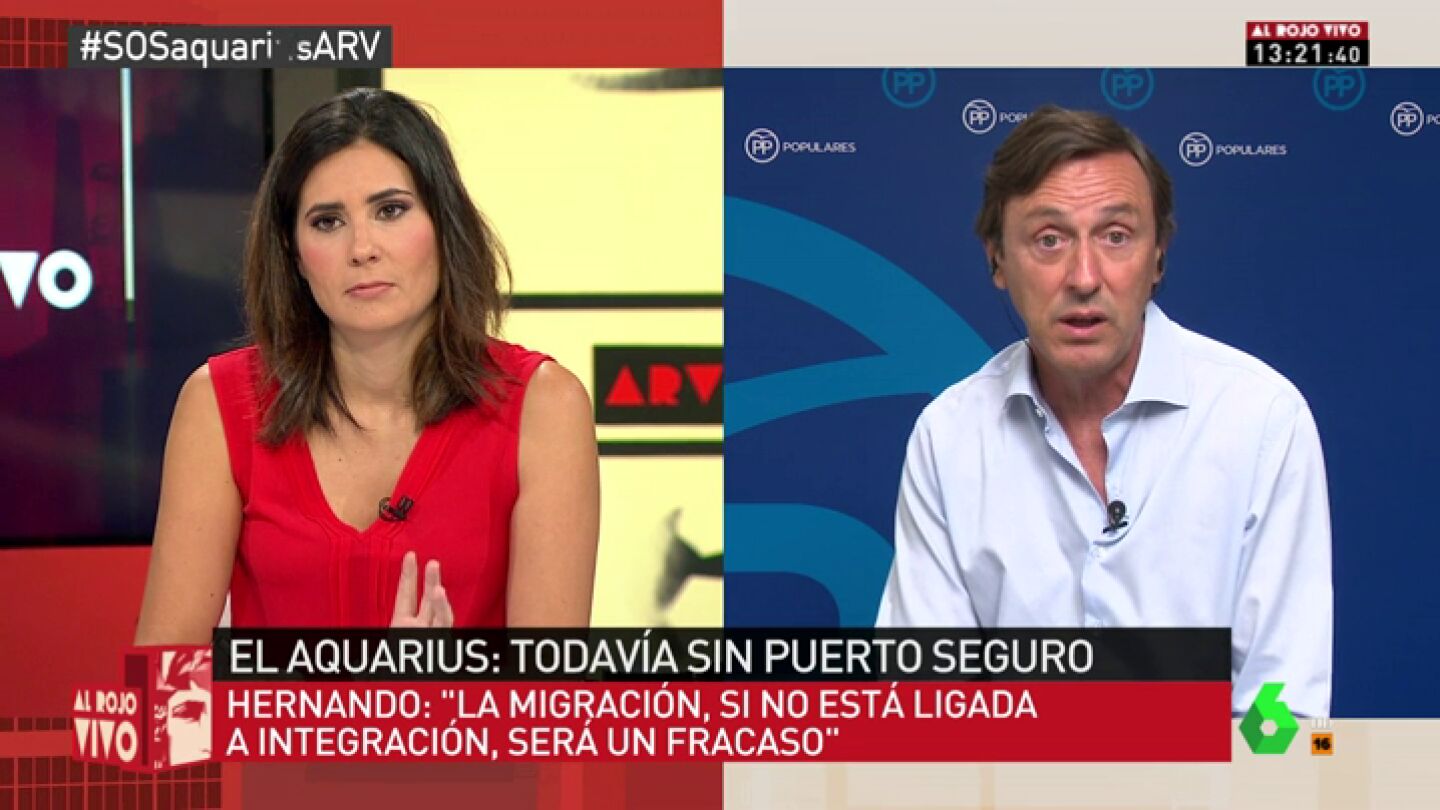  Rafael Hernando denuncia un efecto llamada: "Pedir&iacute;a a las ONG que acudieran al puerto m&aacute;s cercano: el de Libia"