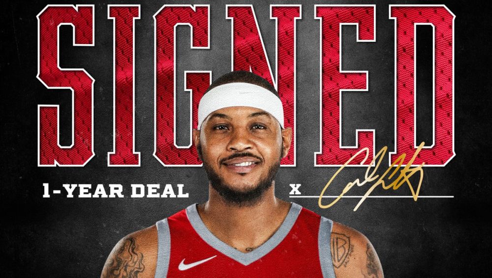 Los Rockets hacen oficial el fichaje de Carmelo Anthony