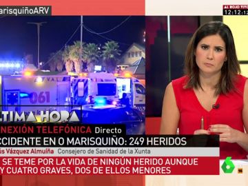 Jesús vázquez Almuíña, sobre el accidente del 'O Marisquiño': "Pudo ser una auténtica masacre. Es increíble que no pasara algo más grave" Jesús vázquez Almuíña, sobre el accidente del 'O Marisquiño': "Pudo ser una auténtica masacre. Es increíble que no pasara algo más grave"