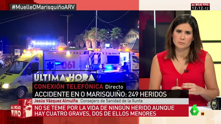 Jesús vázquez Almuíña, sobre el accidente del 'O Marisquiño': "Pudo ser una auténtica masacre. Es increíble que no pasara algo más grave"